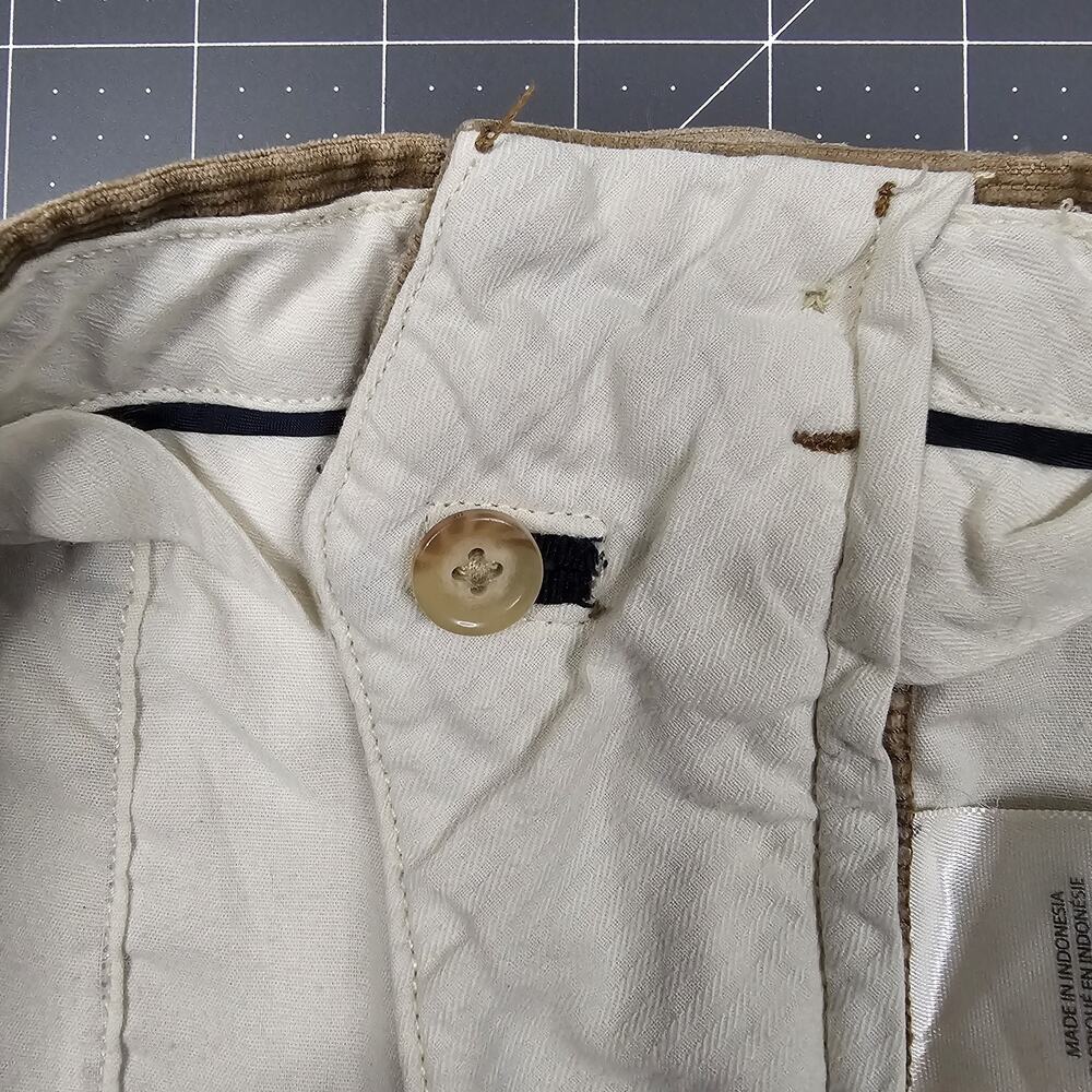 Polo Ralph Lauren Pants Mens 36x32 Corduroy Tan Khaki Preppy Utility Workwear - Picture 7 of 16
